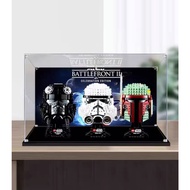 Acrylic Display Case Box 75276 Stormtrooper Helmet 75274 Tie Fighter 75277 Boba Fett Helmet (without