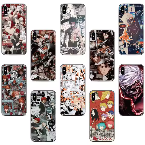 Cartoon Anime Cover For Asus Zenfone 10 9 8 Flip 5Z 4 ROG Phone 2 3 5 6 7 Max Pro M2 M1 Plus Shot ZB