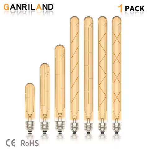 Vintage Edison LED Light Lamp T185 T225 T300 LED Bulb E27 2W 3W 4W 5W 6W 7W 8W 220V Retro Flame Ligh