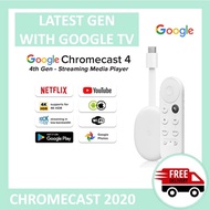 [Ship Out 24h Grab Fast Delivery] Google Chromecast with Google TV 2020 (SG READY STOCK w FREE GIFT)