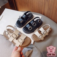 Baby Sandals - Sandal Button PU Leather Soft, Colorful, Easy To Coordinate For Children To Go Out To School M113