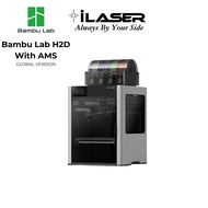 🇸🇬[Officially Launch]Bambu Lab H2D / H2D AMS Combo/ H2D Laser Full Combo (10W/40W)- 3D Printer- bamb