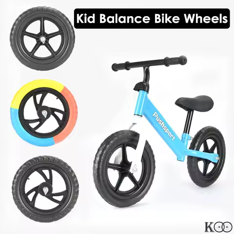 Children's Balance Bike Wheel Scooter Solid Wheel Set General Sliding Bike Steel Aluminum Front Whee