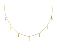 Poh Heng Jewellery 22K Gold Freestyle Drop Necklace