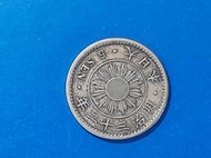 [日本錢幣]明治32年稻穗五錢白銅幣(錢幣)