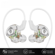 AK6-Ultra In-Ear Dynamic Headphones Mobile Monitor Headphones with Mic and Wired Control for Sports 