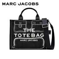 MARC JACOBS THE TROMPE LOEIL CARGO CANVAS MEDIUM TOTE BAG 2P5HTT023H03 PF25 กระเป๋าโท้ท