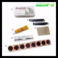 Easy TO TAKE Portable BIKE TIRE PATCH TOOL Set - Portable Bicycle Tire Patch Tool Set - Tire patch
