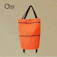 Folding Tug Shopping Cart Household Trolley Cart Shopping Bag Folding Tug Shopping Grocery Shopping 