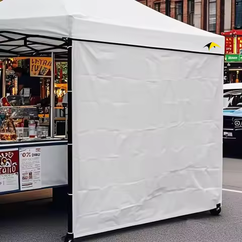 MOQI Instant Canopy Shade Removeable Sidewalls Sun Walls Side for 10x10 Pop up Tent UPF50+ Waterproo