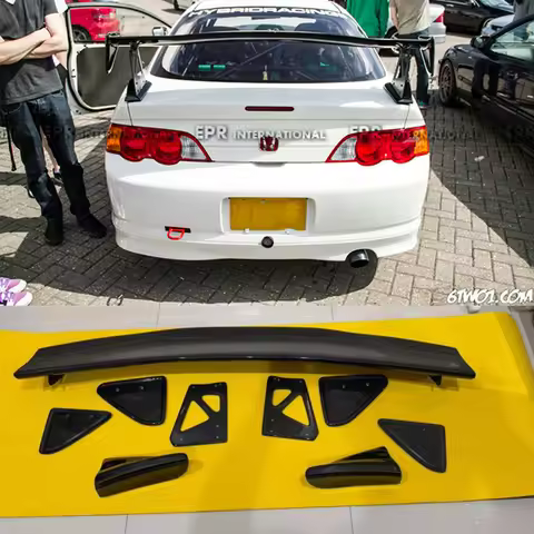 For Honda 02-06 Integra DC5 Acura RSX MU Style Carbon Glossy Trunk Spoiler GT Wing Exterior accessor
