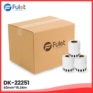 High Quality Compatible Brother Dk 22251 Dk2251 Continuous Length Paper Label Dk-22251 50 rolls