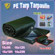 💥【Stocked】Heavy Duty Tarpaulin 5x3 5x4 5x6 5x8m （with holes）Waterproof canvas Tarpaulin canopy Water
