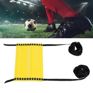 Agile Training Speed Ladder  Yellow Black Adjustable Width Foldable PP Nylon Step Rope with Scale fo