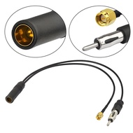 Penukar Radio DAB Splitter FM/AM DAB Radio Kereta Antena Aktif Penyesuai Splitter Antena Kabel Penuk