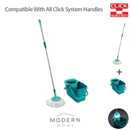 LEIFHEIT Clean Twist Spin Mop / Click System / Mop Set / Mop Head Replacement / Microfibre / Microfiber / Floor Cleaner / Floor Wiper / Dirt / Dust / Hair / Home / Household