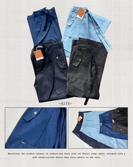 AIYU DENIM ( Light Jean/Dark Jean/Blue/Black)PANTS