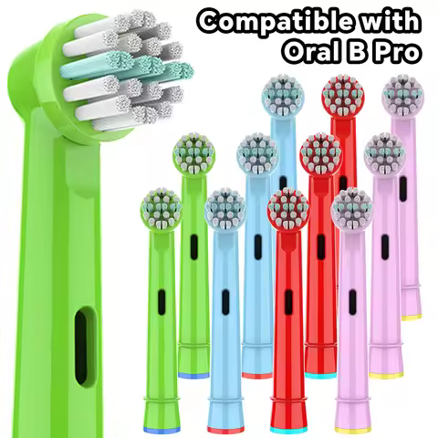 Professional Rotary Replacement Brush Heads Compatible with Oral B Pro Electric Toothbrush, Daily Cl
