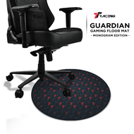 TTRacing Monogram Gaming Floorpad | Non-Slip Chair Mat for Floor Protection