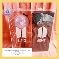 Decide Acrylic Acrylic Box Display Lightstick Army Bomb BTS Love Yourself 2in1 Laser Engraving Kpop 