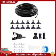 [In Stock]Outdoor Misting System Garden Sprinkler 33FT(10M), DIY Misting Line, 12Pcs Brass Nozzle (3