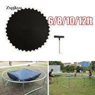 [szlztmy3] 6ft 8ft 10ft 12ft Trampoline Mat Replacement Jumping Pad with Spring