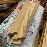 Pine wood bar, size 1x3x60cm