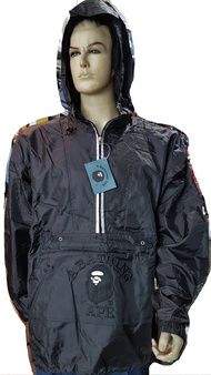 JAKET PRIA PARASUT WATERPROOF TAHAN AIR PARKA OBRAL BATHING APE BAPE