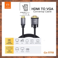 [GADGET SCORPION] MCDODO CA-7770 HD 1080P HDMI To VGA Converter Cable 2 Meter | Resolution: Up to 19