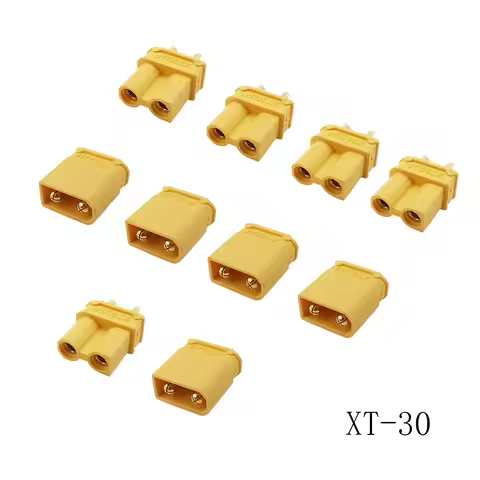 10Pcs/lot XT-30 Male Female Plug Socket XT30 Bullet Connector for RC Lipo Battery Quadcopter Motor C