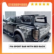 Force 4WD F16 Roll Bar Sport Bar With Bed Rack For Ford Ranger Isuzu Dmax Nissan Navara Mitsubishi Triton Toyota Hilux