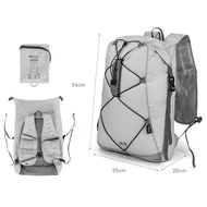 KKN 20-26L Outdoor Hiking Backpack 155g Hiking Silicon Anti Splashing Lightweight Foldable Large Cap