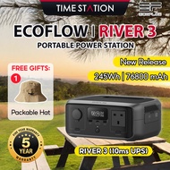 Ecoflow River 3 (10ms UPS) Portable Power Station Solar Battery Powerbank Generator Portable Power s