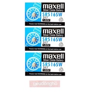Pin đồng hồ Maxell SR516SW SR516 516 317 chính hãng Japan vỉ 1 viên