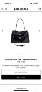 Balenciaga rodeo small handbag