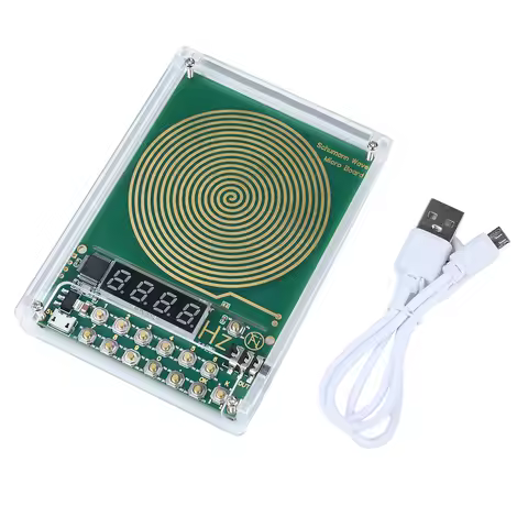 DC 5V Schumann Wave Generator Adjustable Frequency Sine Wave Signal Generator Micro USB Interface 0.