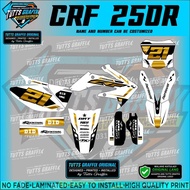 CRF 250 decals sticker,,custom decals sticker CRF 250