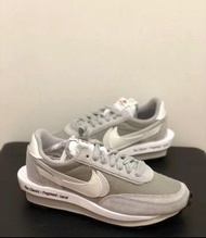 🔝Fragment Design x sacai x Nike LDWaffle Light Smoke Grey 三方聯名解構鞋 灰白 男女同款 35-46碼