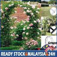 2-3Days Delivery⚡ Garden Rack Wrought Iron Outdoor Arch Trellis Climbing Plants Arch Pintu Gerbang Garden Pergola Stand Flower Grape Arch Rack
