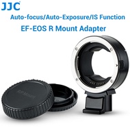 JJC EF-EOS R ตัวยึดติดโฟกัสอัตโนมัติตัวแปลงอะแดปเตอร์สำหรับ Canon EF/S เลนส์สำหรับกล้อง Canon EOS R50 R10 R8 R7 R6เครื่องหมาย R6 II R5C R3 R R5 RP และอีกมากมายกล้องติดตั้ง RF ก่อสร้างโลหะทนทานและมีขาตั้งกล้องที่ถอดออกได้มี1/4 -20เธรด