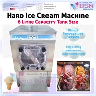 6 Litre Hard Ice Cream Mesin Aiskrim Colek Icecream Scoop 6L Tabung Gelato Sorbet Yogurt Ais krim