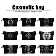 Chrome Hearts Cute Travel Makeup Bag Cosmetic Bag Small Pouch for Women