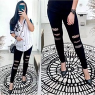 7j ripped mesh leggings 7/8 hhwaist import / ripped mesh leggings hhwaist / imported ripped mesh pan