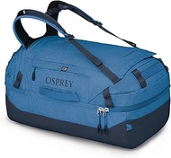 Transporter 70L Squffel - Durable, Square Split Travel Duffel Bag, Blue Flame/Nocturnal Blue, Blue F