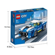 LEGO | LEGO 60312 รถตำรวจเมือง ของเล่นสำหรับเด็กอายุ 5 ปีขึ้นไป พร้อมมินิฟิกเกอร์เจ้าหน้าที่ตำรวจ ไอ