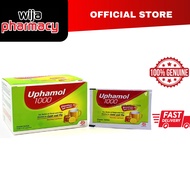 UPHAMOL 1000 RELIEF FEVER AND PAIN( COLD & FLU ) HONEY LEMON 5.0G X 3PAKET