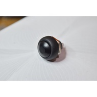 NEW 12mm push button ABS plastic HITAM ala hexohm 12 mm switch on box mod