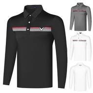 [Callaway] Spring Autumn Golf Men's Long Sleeve Breathable Outdoor Sports Quick-Drying High Elastici