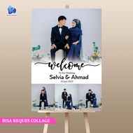 16R PHOTO PRINT + FRAME SIZE 40x60CM WEDDING DECORATION/PREWEDDING