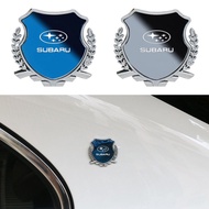 Custom Zinc Alloy Car Fender Emblem Metal Side Window Badge for Subaru WRX BRZ XV Forester Impreza T